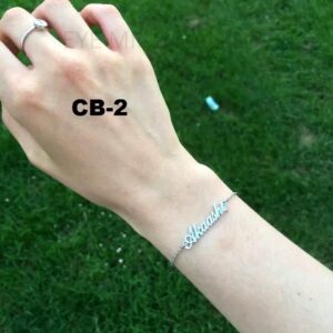 Fashion Customized Words Bar Chain Bracelet EyeMindValley