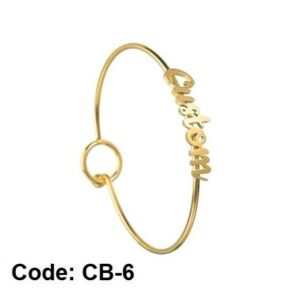 Fashion Personalized Name Bangle Bracelet EyeMindValley